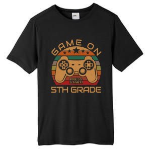 Game On 5th Grade First Day Gamer Gift Back to School Tall Fusion ChromaSoft Performance T-Shirt