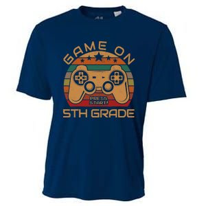 Game On 5th Grade First Day Gamer Gift Back to School Cooling Performance Crew T-Shirt