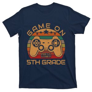 Game On 5th Grade First Day Gamer Gift Back to School T-Shirt