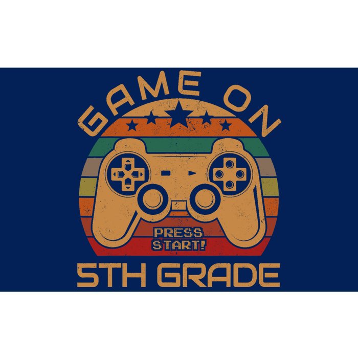 Game On 5th Grade First Day Gamer Gift Back to School Bumper Sticker