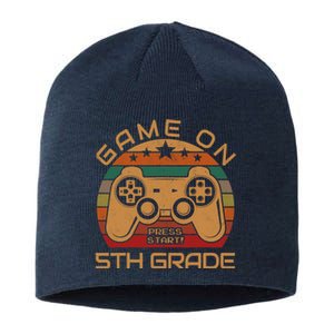 Game On 5th Grade First Day Gamer Gift Back to School Sustainable Beanie