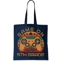 Game On 5th Grade First Day Gamer Gift Back to School Tote Bag