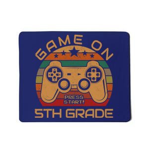 Game On 5th Grade First Day Gamer Gift Back to School Mousepad