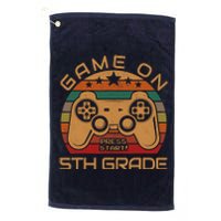 Game On 5th Grade First Day Gamer Gift Back to School Platinum Collection Golf Towel