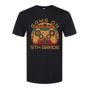 Game On 5th Grade First Day Gamer Gift Back to School Softstyle CVC T-Shirt