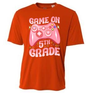 Game On 5Th Grade Back To School 5Th Grade Video Games Funny Gift Cooling Performance Crew T-Shirt