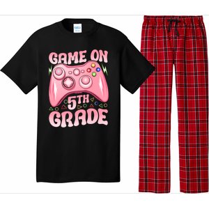 Game On 5Th Grade Back To School 5Th Grade Video Games Funny Gift Pajama Set