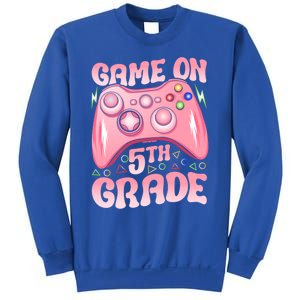 Game On 5Th Grade Back To School 5Th Grade Video Games Funny Gift Sweatshirt