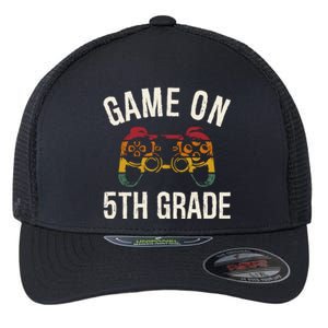 Game On 5Th Grade Funny Back To School First Day Of Sc Great Gift Flexfit Unipanel Trucker Cap