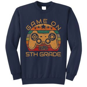 Game On 5th Grade First Day Gamer Gift Back To School Sweatshirt