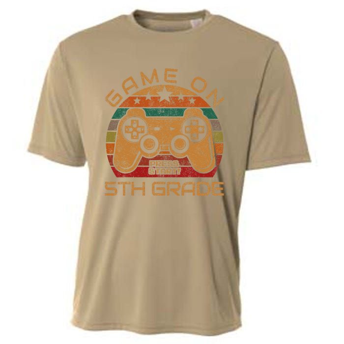 Game On 5th Grade First Day Gamer Gift Back To School Cooling Performance Crew T-Shirt