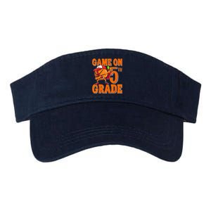 Game On 5th Grade Basketball Dabbing Retro Player Valucap Bio-Washed Visor