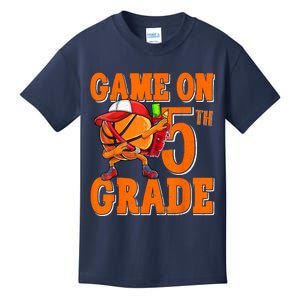 Game On 5th Grade Basketball Dabbing Retro Player Kids T-Shirt