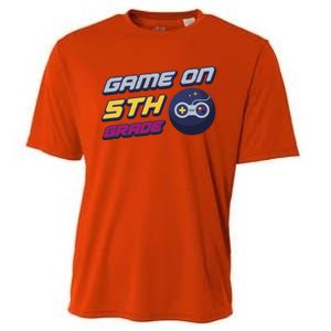 Game On 5Th Grade Back To School Gift Gamer Student Gift Cooling Performance Crew T-Shirt