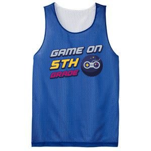 Game On 5Th Grade Back To School Gift Gamer Student Gift Mesh Reversible Basketball Jersey Tank