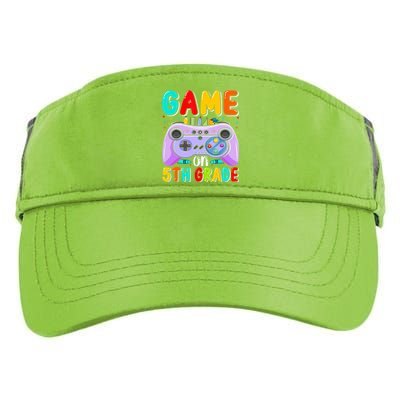 Game On 5Th Grade First Day Of 5Th Grade Back To Gift Adult Drive Performance Visor