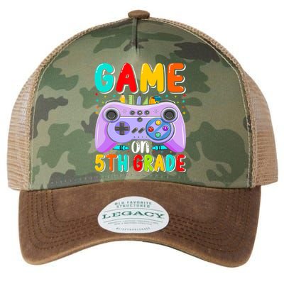 Game On 5Th Grade First Day Of 5Th Grade Back To Gift Legacy Tie Dye Trucker Hat