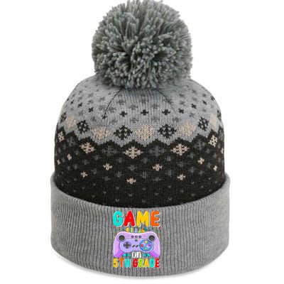 Game On 5Th Grade First Day Of 5Th Grade Back To Gift The Baniff Cuffed Pom Beanie