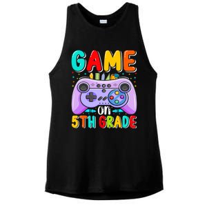 Game On 5Th Grade First Day Of 5Th Grade Back To Gift Ladies PosiCharge Tri-Blend Wicking Tank