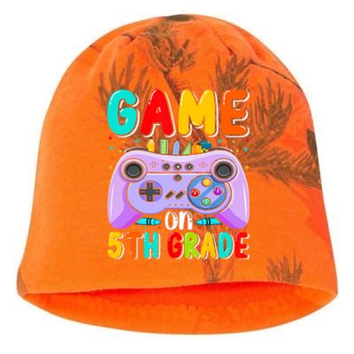 Game On 5Th Grade First Day Of 5Th Grade Back To Gift Kati - Camo Knit Beanie