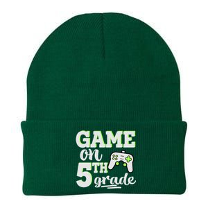 Game On 5Th Grade Gift Knit Cap Winter Beanie