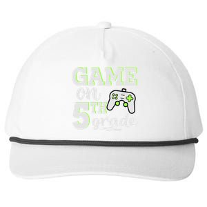 Game On 5Th Grade Gift Snapback Five-Panel Rope Hat