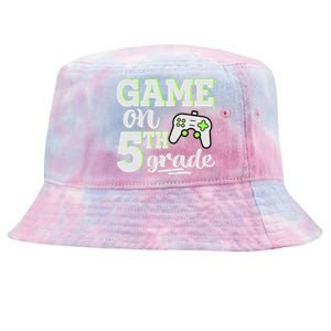 Game On 5Th Grade Gift Tie-Dyed Bucket Hat