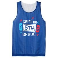 Game On 5Th Grade Funny Gift Fifth Grade Back To School Cute Gift Mesh Reversible Basketball Jersey Tank