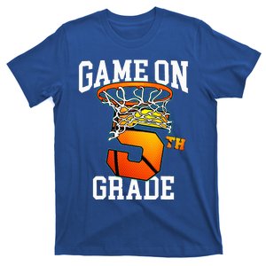 Game On 5th Grade Basketball Back To School Student T-Shirt