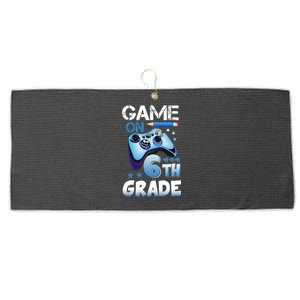 Game On 6Th Grade First Day Gamer Back To School Gift Large Microfiber Waffle Golf Towel