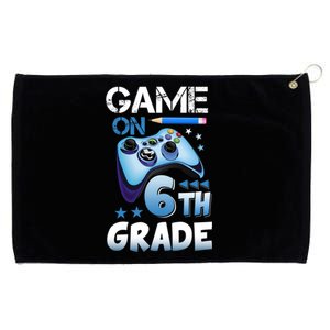 Game On 6Th Grade First Day Gamer Back To School Gift Grommeted Golf Towel