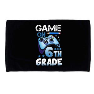 Game On 6Th Grade First Day Gamer Back To School Gift Microfiber Hand Towel