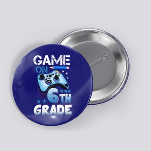 Game On 6Th Grade First Day Gamer Back To School Gift Button