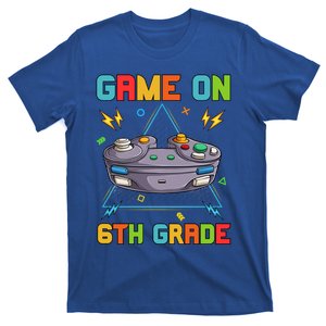 Game On 6Th Grade Funny Back To School 6Th Grade Video Games Funny Gift T-Shirt