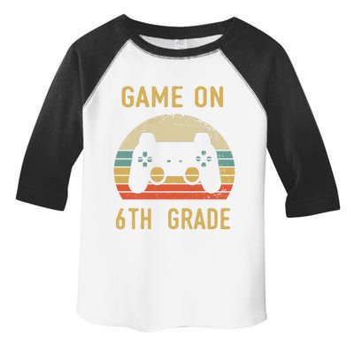 Game On 6Th Grade Cool Gift 6Th Graders Gamers Back To School Great Gift Toddler Fine Jersey T-Shirt