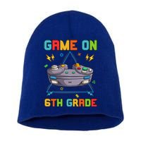 Game On 6Th Grade Funny Back To School 6Th Grade Video Games Gift Short Acrylic Beanie