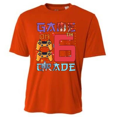 Game On 6Th Sixth Grade 6Th Grade First Day Of School Gift Cooling Performance Crew T-Shirt