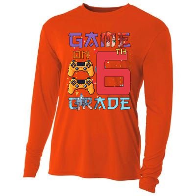 Game On 6Th Sixth Grade 6Th Grade First Day Of School Gift Cooling Performance Long Sleeve Crew