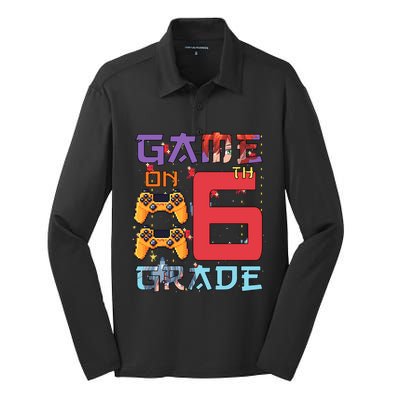 Game On 6Th Sixth Grade 6Th Grade First Day Of School Gift Silk Touch Performance Long Sleeve Polo