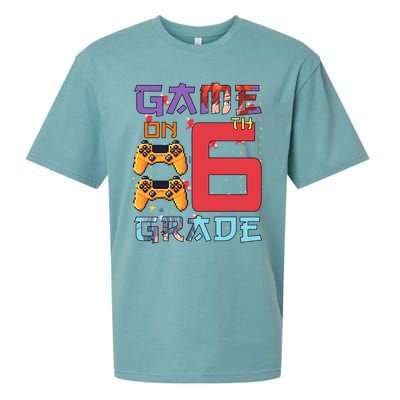 Game On 6Th Sixth Grade 6Th Grade First Day Of School Gift Sueded Cloud Jersey T-Shirt