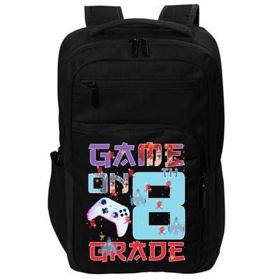 Game On 8Th Eight Grade 8Th Grade First Day Of School Meaningful Gift Impact Tech Backpack