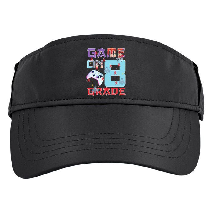 Game On 8Th Eight Grade 8Th Grade First Day Of School Meaningful Gift Adult Drive Performance Visor