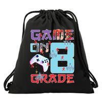 Game On 8Th Eight Grade 8Th Grade First Day Of School Meaningful Gift Drawstring Bag