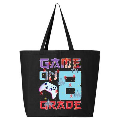 Game On 8Th Eight Grade 8Th Grade First Day Of School Meaningful Gift 25L Jumbo Tote