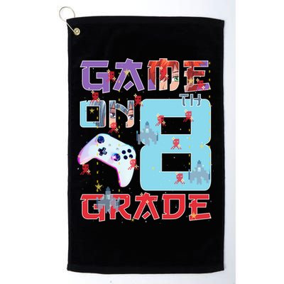 Game On 8Th Eight Grade 8Th Grade First Day Of School Meaningful Gift Golf Towel