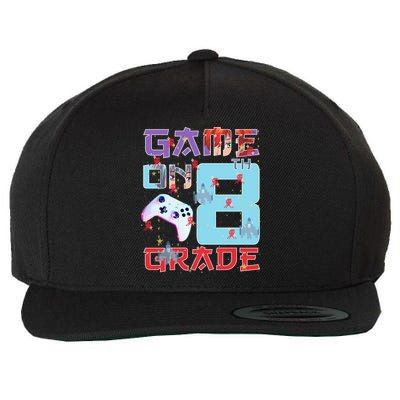 Game On 8Th Eight Grade 8Th Grade First Day Of School Meaningful Gift Wool Snapback Cap