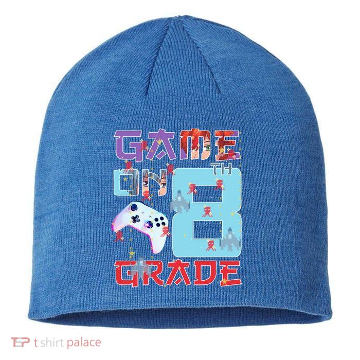 Game On 8Th Eight Grade 8Th Grade First Day Of School Meaningful Gift Sustainable Beanie