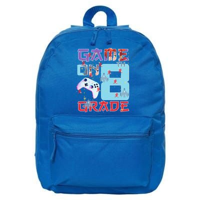 Game On 8Th Eight Grade 8Th Grade First Day Of School Meaningful Gift 16 in Basic Backpack