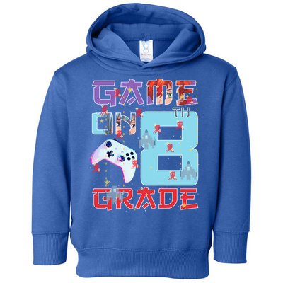 Game On 8Th Eight Grade 8Th Grade First Day Of School Meaningful Gift Toddler Hoodie