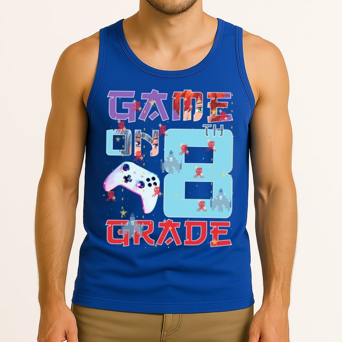 Game On 8Th Eight Grade 8Th Grade First Day Of School Meaningful Gift Tank Top